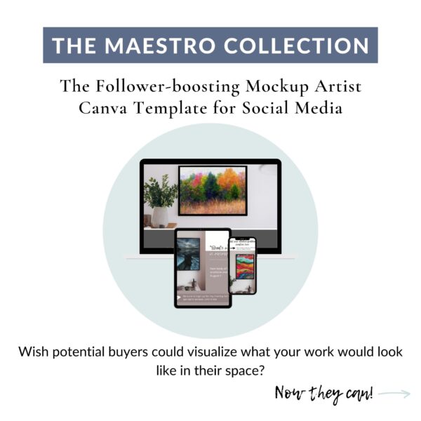 The Maestro Collection: The Follower-boosting Mockup Artist Canva Templates for Social Media